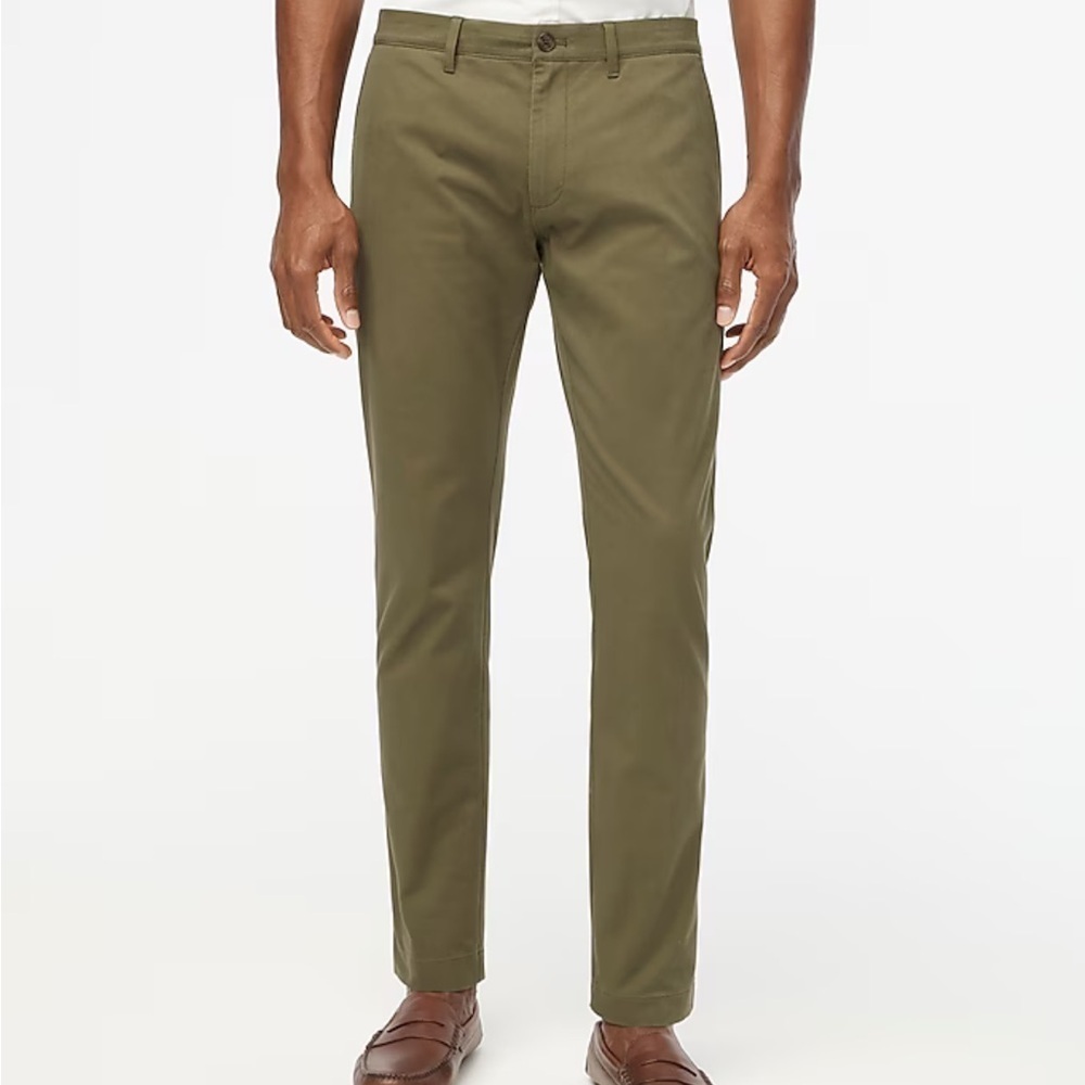 J crew loden green Slim-fit TruTemp365® chino pant